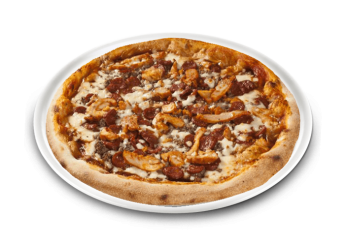 Sauce samourai, fromage, viande hach�e, merguez, poulet.