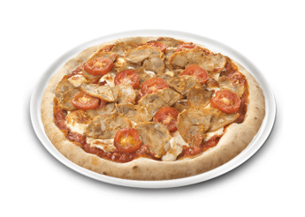 Tomate, fromage, kebab, tomates fra�ches, oignons.