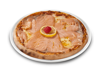 Tomate, fromage, saumon fum�, cr�me fra�che, citron.