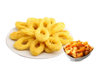 12 Pi�ces 
Servis avec frites ou potatoes 
+ Sauce.