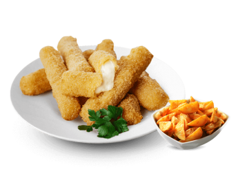 8 Pi�ces 
Servis avec frites ou potatoes 
+ Sauce.