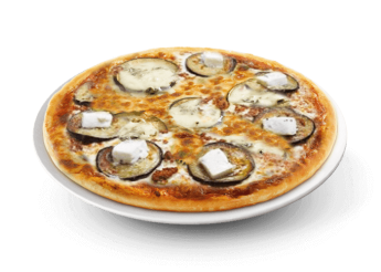 Tomate, fromage, viande hach�e, aubergines, champignons, tomates fra�che, olives. 